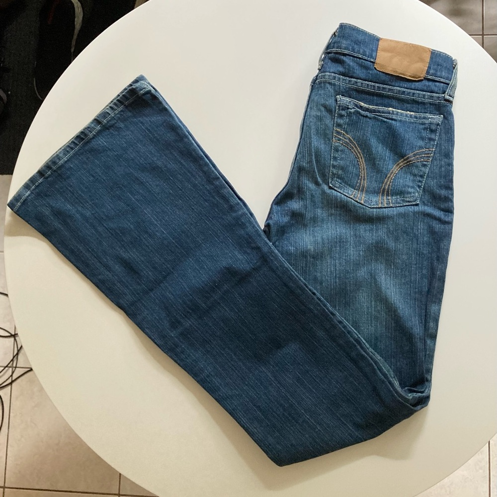Hollister Super Flares Denim Jeans Vintage Hollister Jeans Y2K Denim Size 7